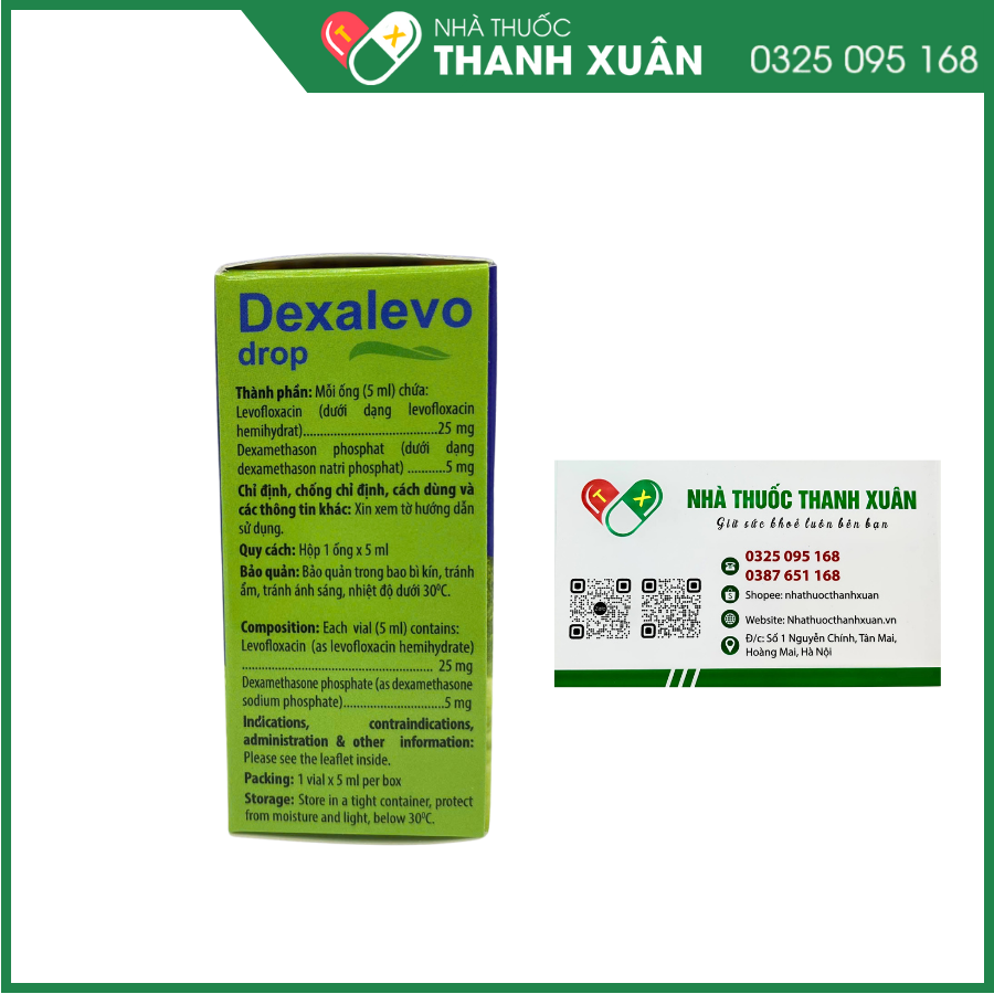 Dexalevo Drop - Thuốc điều trị nhiễm khuẩn mắt